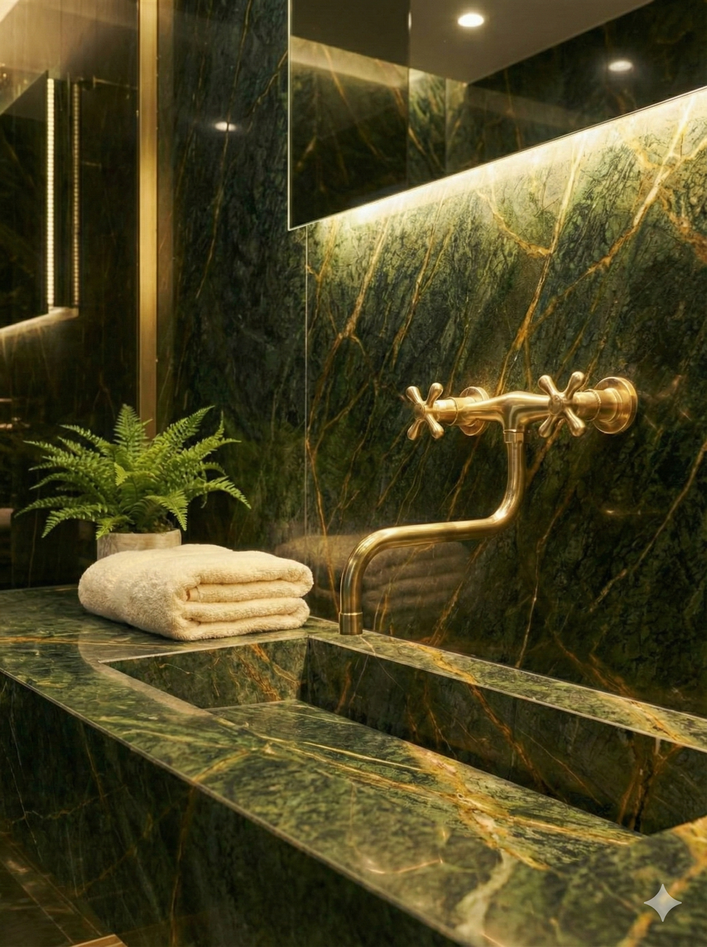 golden faucet from fes by owr artisan