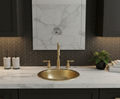 The Atlas Round Vessel | Artisan-Forged Unlacquered Brass