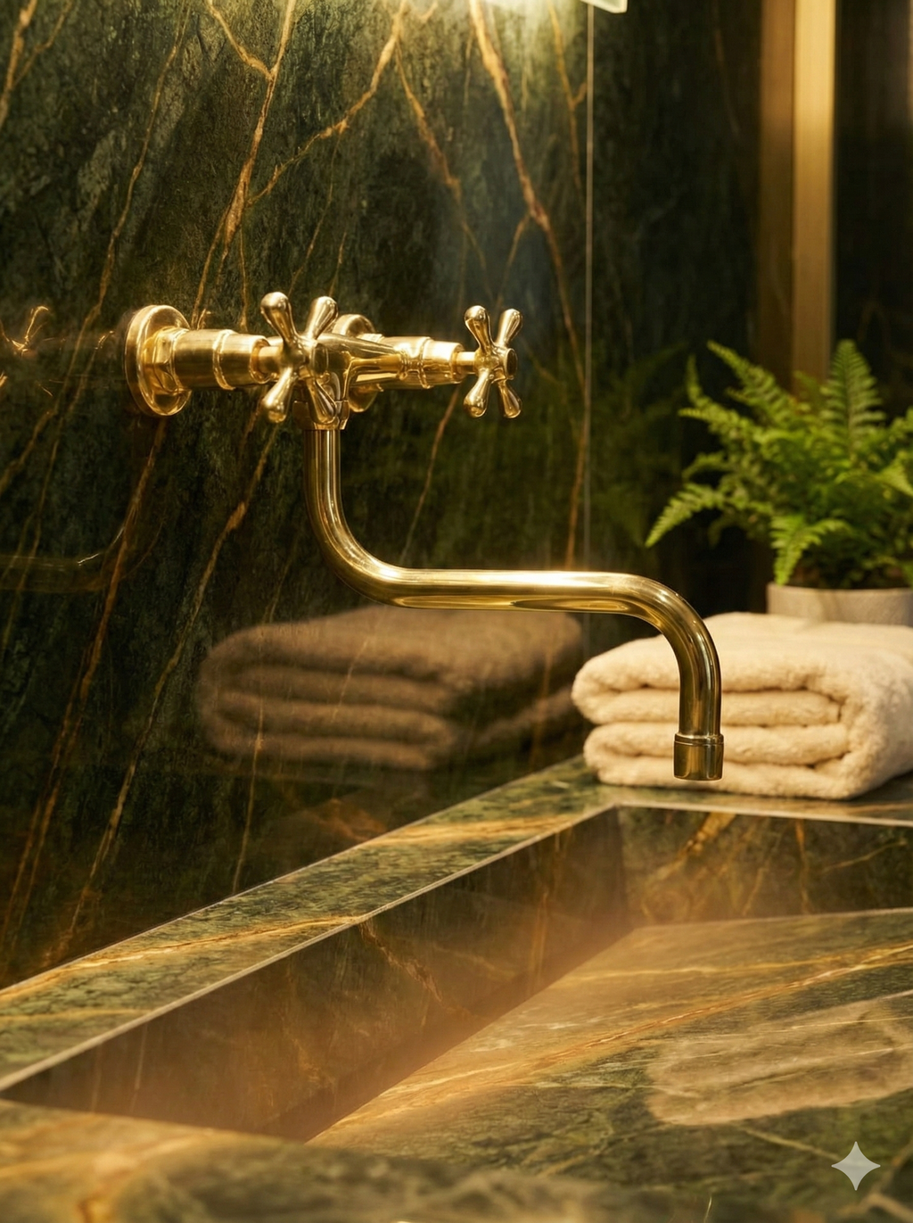 golden faucet from fes by owr artisan