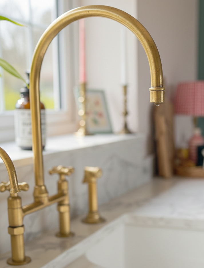 THE MEDINA ROYAL: Hand-Forged Unlacquered Brass Bridge System