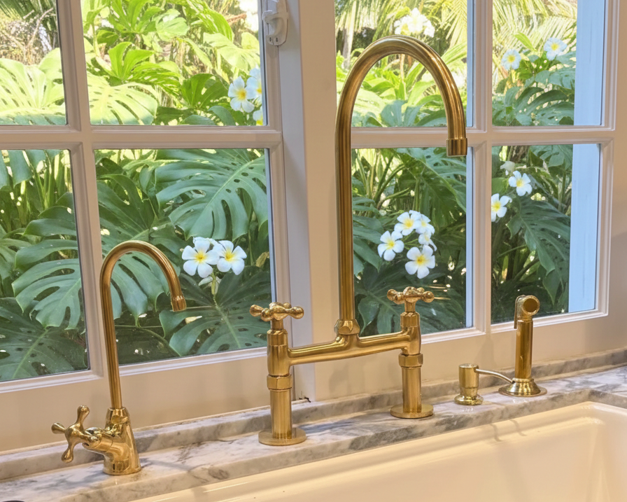 THE MEDINA ROYAL: Hand-Forged Unlacquered Brass Bridge System