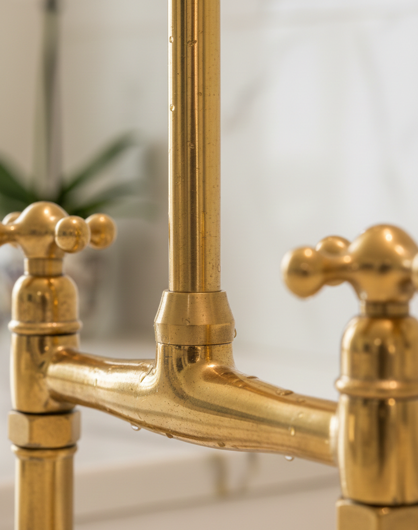 The Sovereign Bridge Faucet | Solid Brass Artisan Series