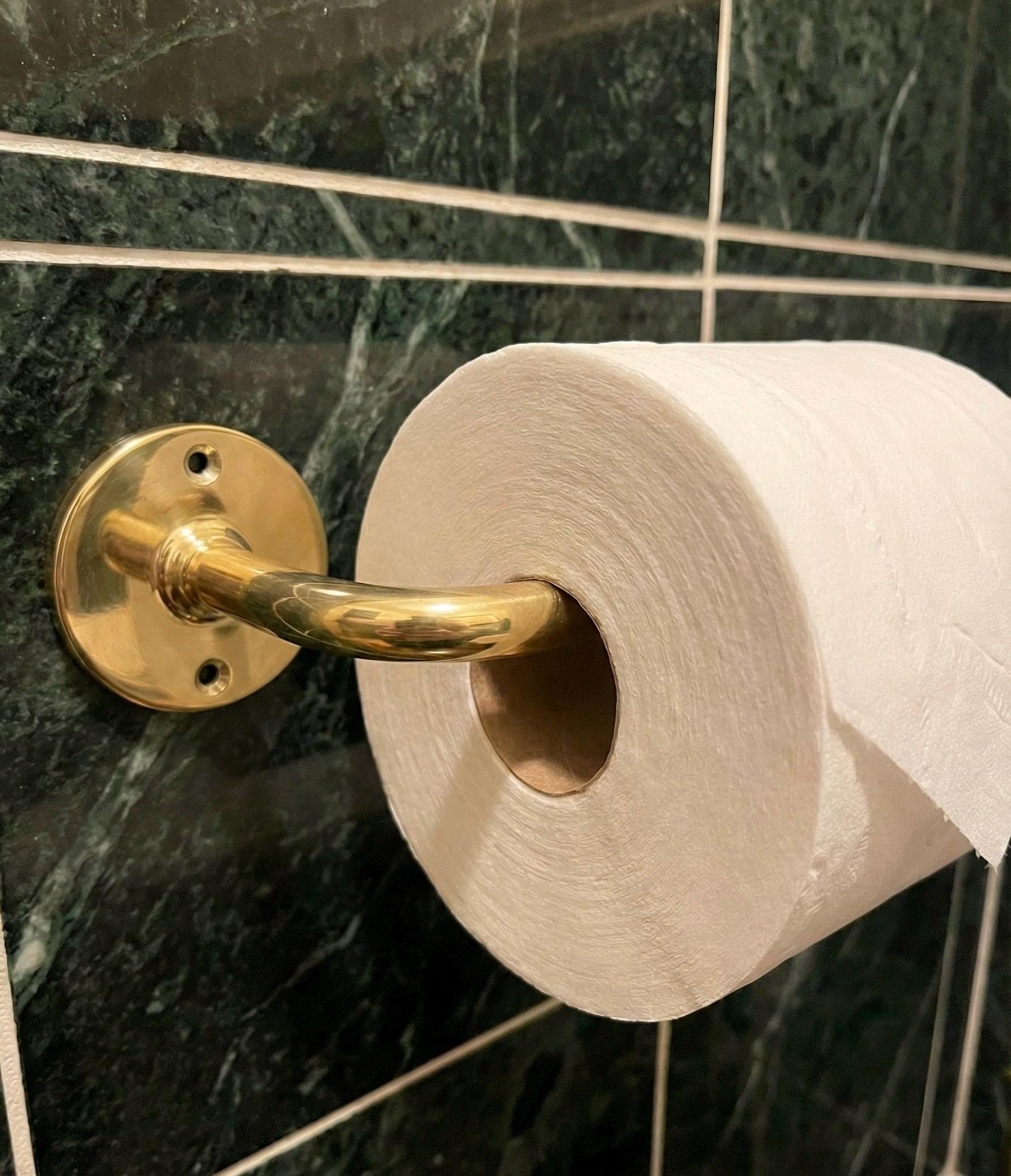 Vintage Style Brass Toilet Paper Holder