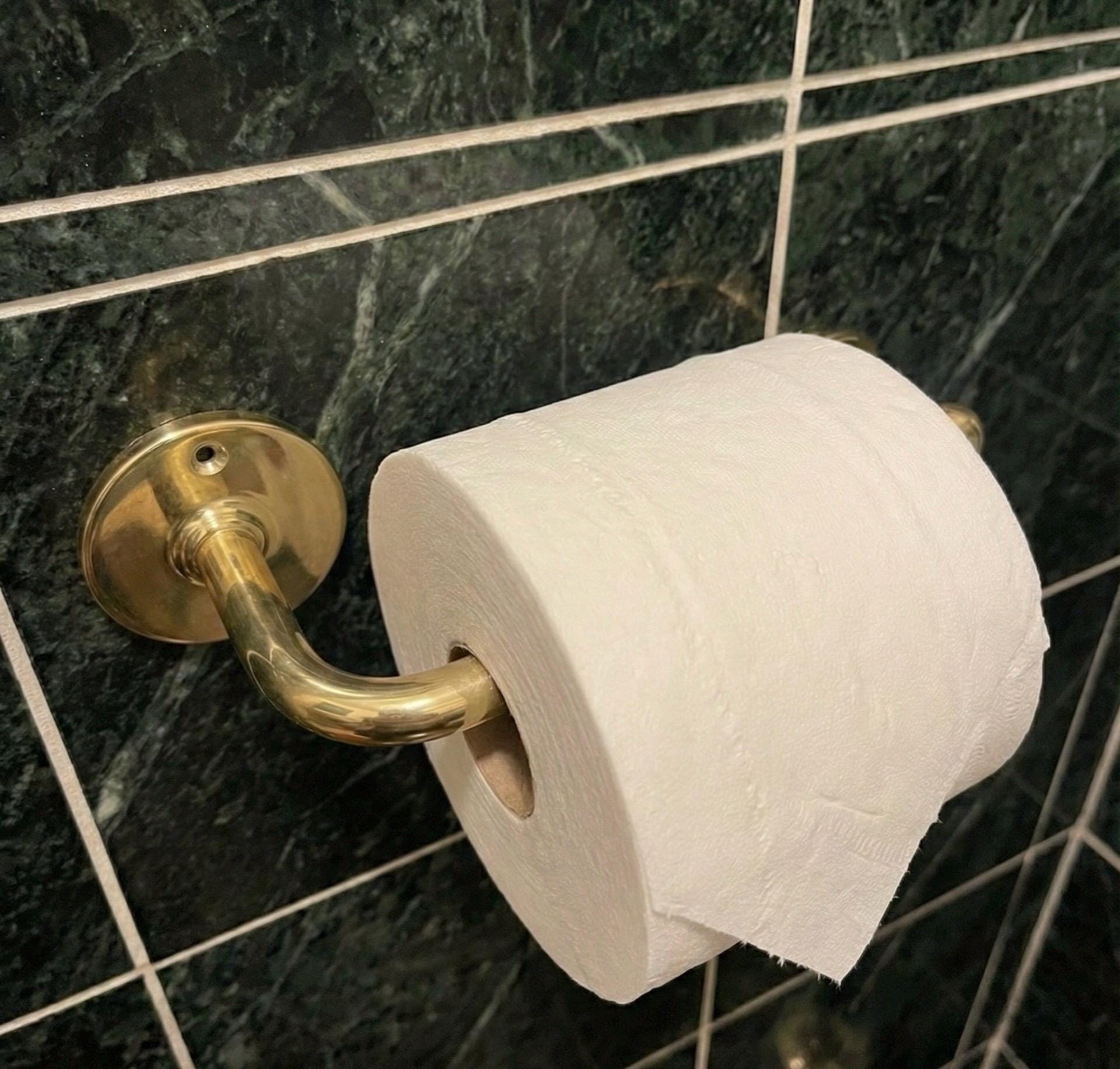 Vintage Style Brass Toilet Paper Holder