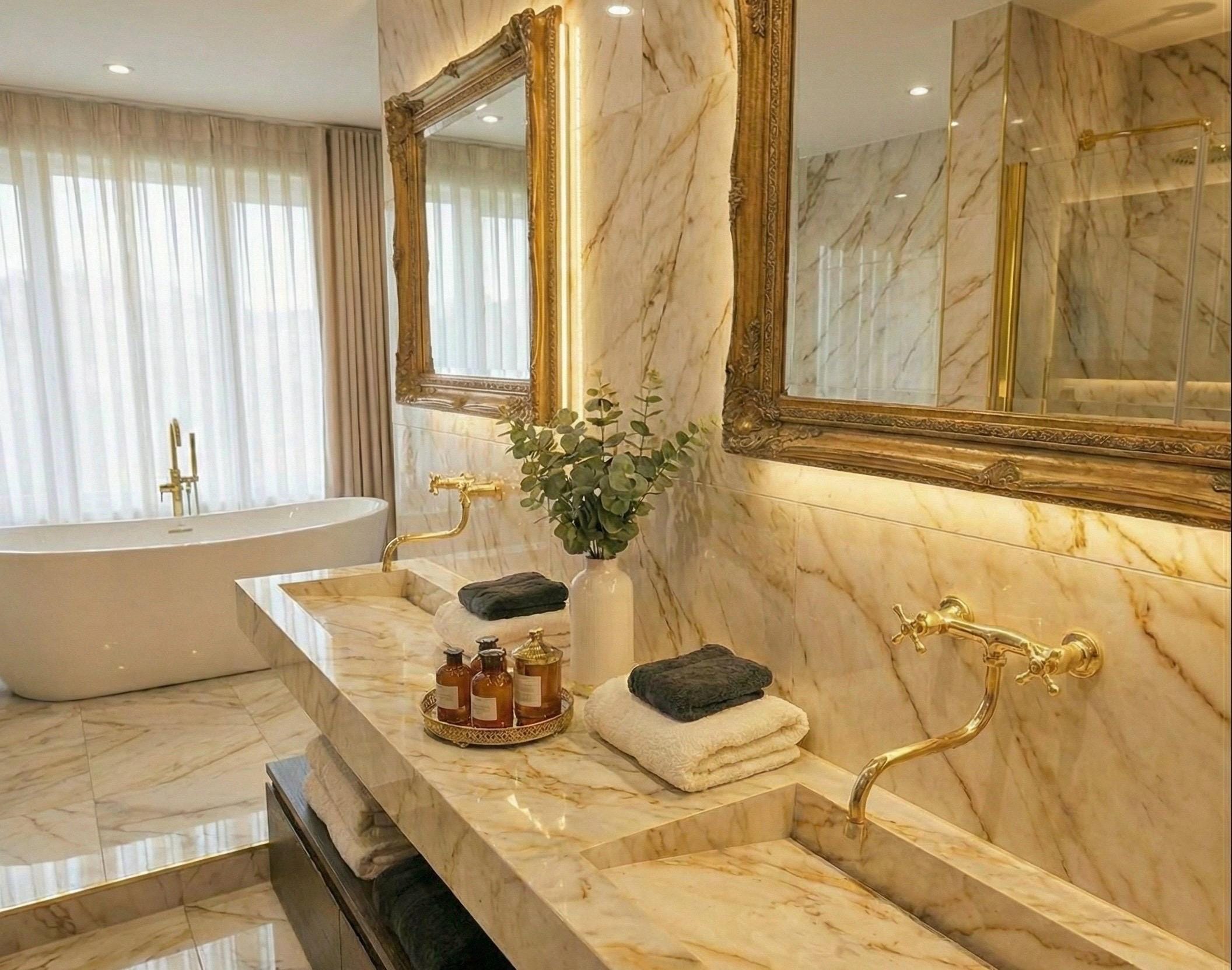 Bespoke Unlacquered Brass Bridge Faucet: The Timeless Kitchen Suite