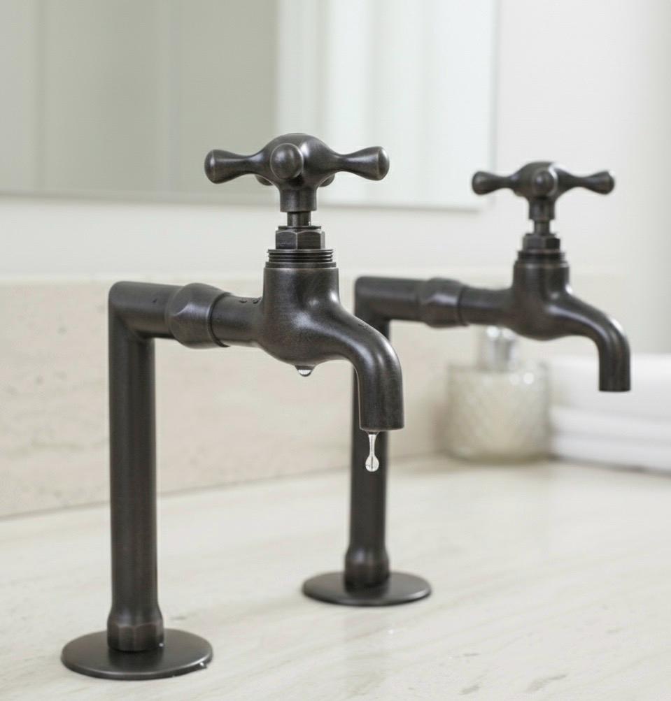 The Heritage Wall-Mount Faucet | Unlacquered Brass
