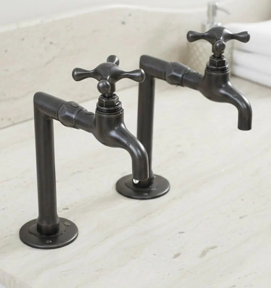 The Heritage Wall-Mount Faucet | Unlacquered Brass