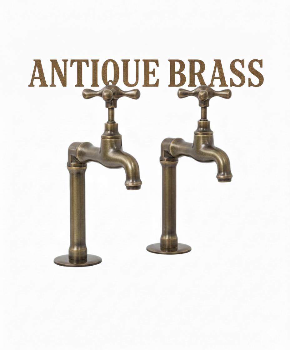 The Heritage Wall-Mount Faucet | Unlacquered Brass